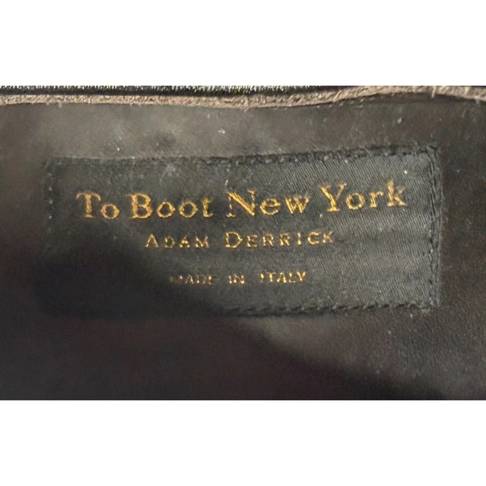 To Boot‎ Company 2848 Adam Derrick Made In Italy Black Oxfords Size 11.5